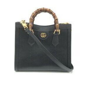Gucci Tote Handle Shoulder Bag Diana Bamboo